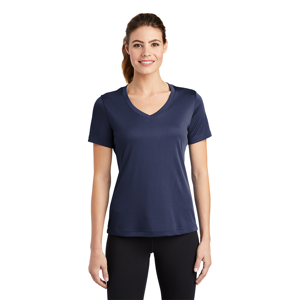 AKC NAC 2025 LST353 Sport-Tek® Ladies PosiCharge® Competitor™ V-Neck Te