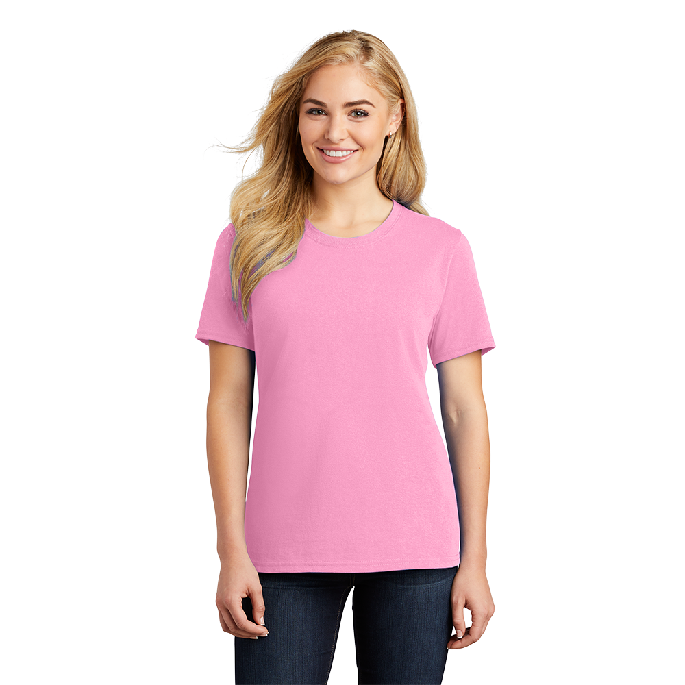 Nancy Pinke Pap/Heart 3  LPC54 Port & Company® Ladies Core Cotton Tee