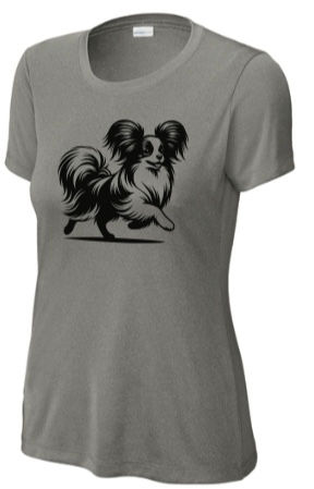 Pap Nat Screenprint LST350 Moisture Wicking Crew Collar