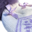 Thumbnail: Kid's Adrienne Landau Embellished Trapper Hat with Fox Fur Pom in Purple Close Up View