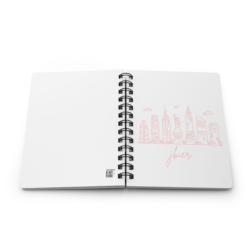 Thumbnail: JBIER NYC Spiral Bound Journal Front View