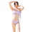 Thumbnail: LoveShackFancy Ginger Scoop Neck Bikini Set Front View Model View