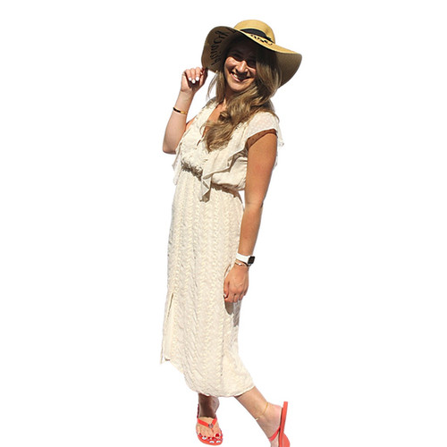 knee length dresses for ladies Zara Strapless Midi Dress main image 1