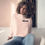 Thumbnail: JBIER Crop Hoodie in Pale Pink Model Front View