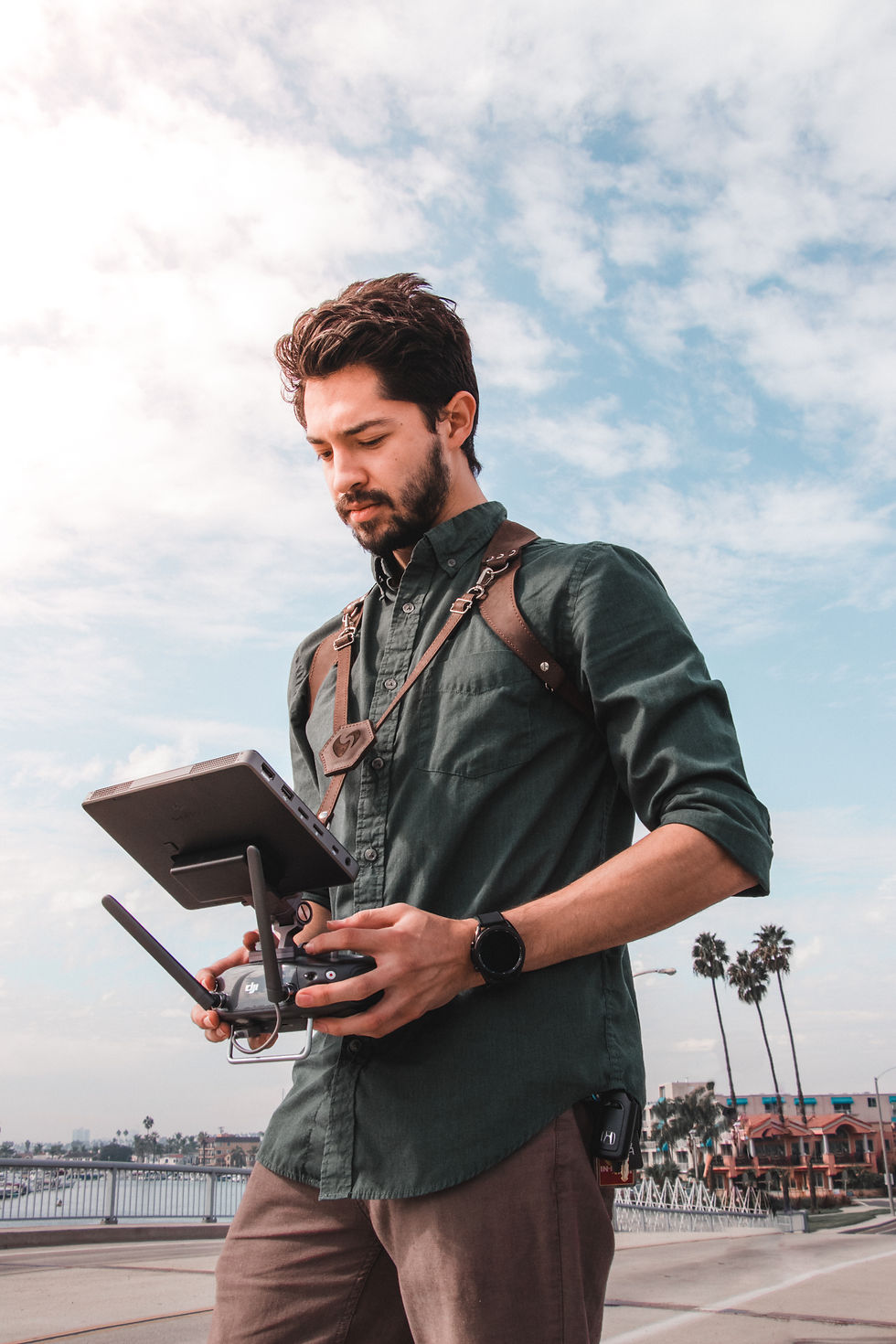 Thumbnail: Leather Drone Harness