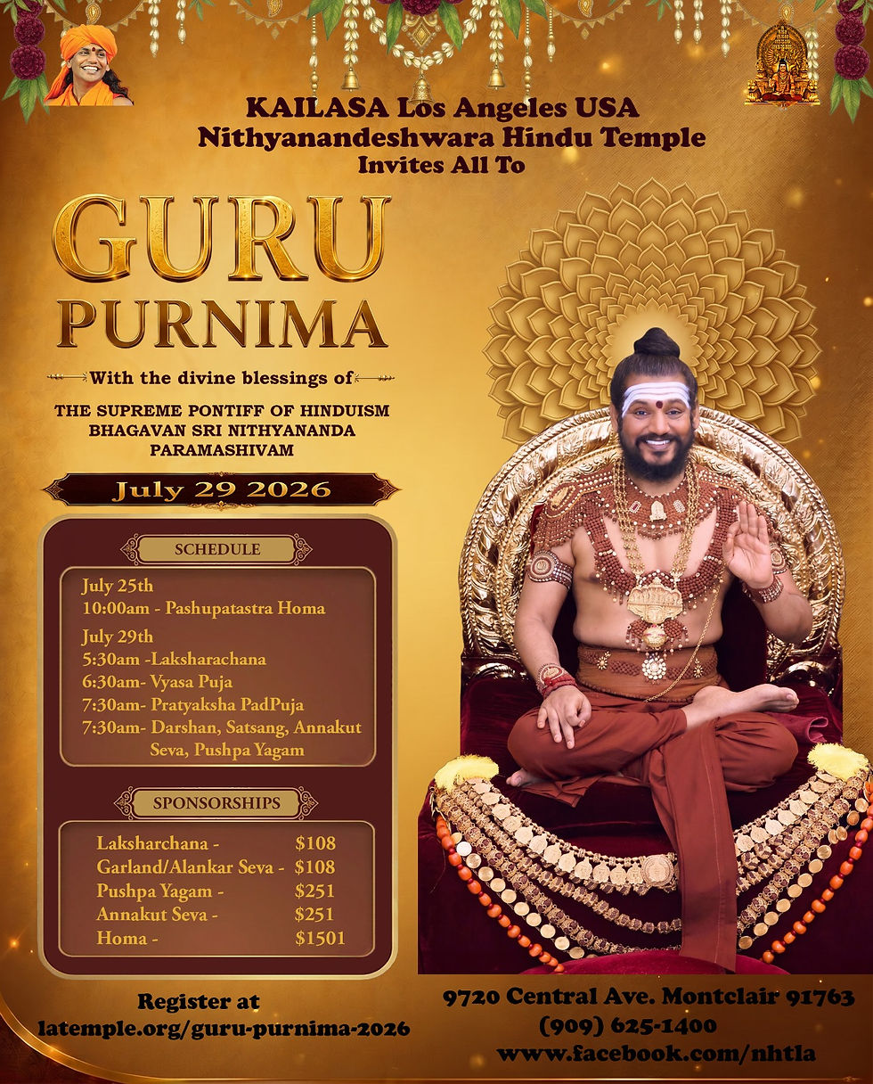 Guru Purnima Celebrations 2026