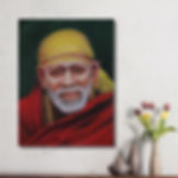 Saibaba Wall Painting on Canvas