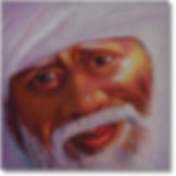 Abstract Sai Baba Painting