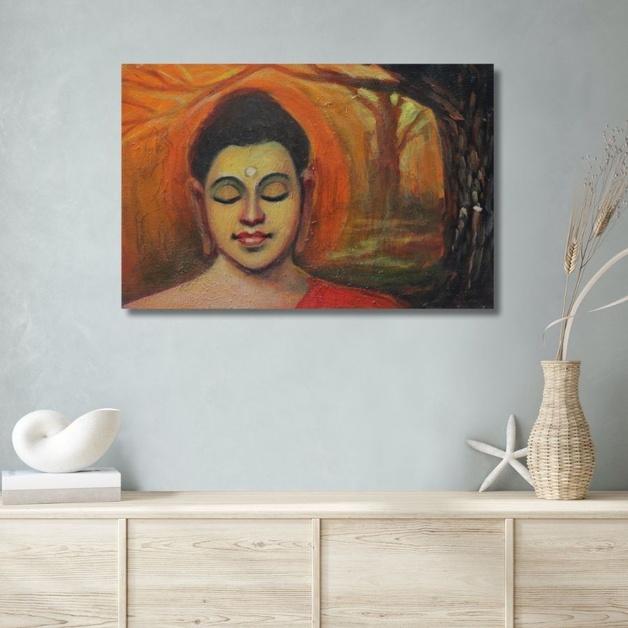 buddha painting canvas artworks
