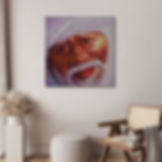 Abstract Sai Baba Painting on Canvas