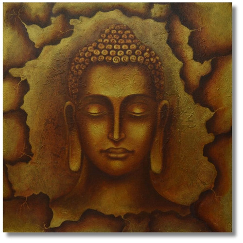 Gautam Buddha Canvas Painting For Living Room Buy Online From Best Art