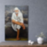 Canvas Painting Sai Baba