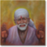 Sai Baba Wall Painting