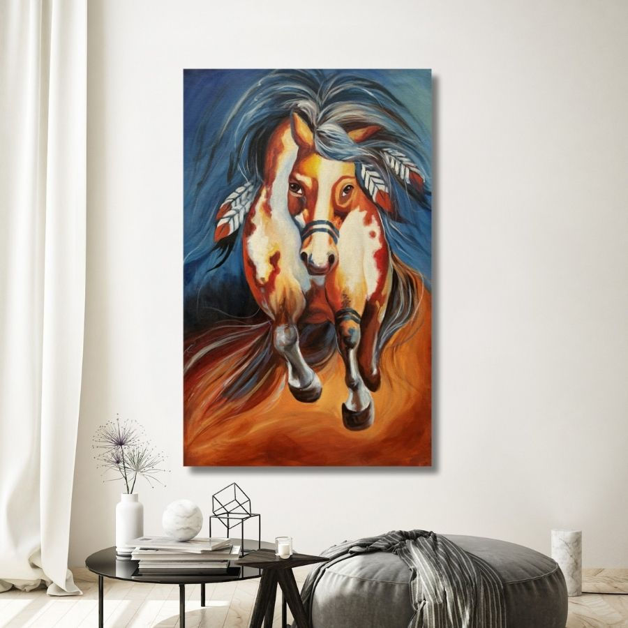 Thumbnail: Acrylic Painting Horse artworks