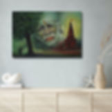 canvas Sai Baba Painting Buy Online
