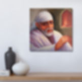 Shridi Sai Painting on canvas