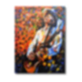 Man Playing Guitar Painting