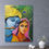 Thumbnail: Radha Krishna Wall Painting on canvas