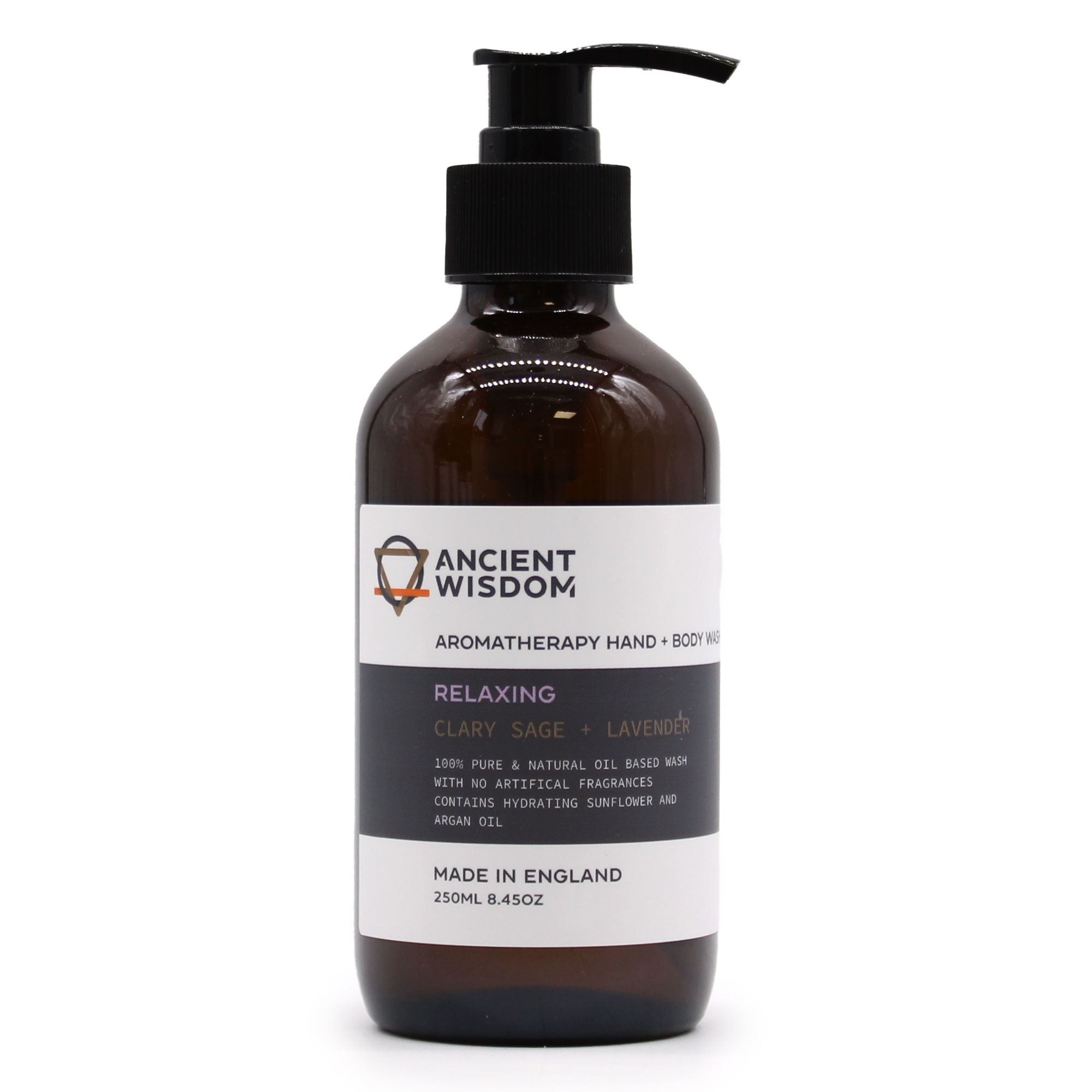 Relaxing Aromatherapy Hand & Body Wash (Clary Sage-Lavender)