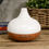 Thumbnail: Santorini Shelll Effect Aromatherapy Diffuser - 400ml / USB / 7Led Light / Timer