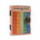 Thumbnail: Leather Seven Chakra Colours Deckle-edge Notebook (18x13cm)