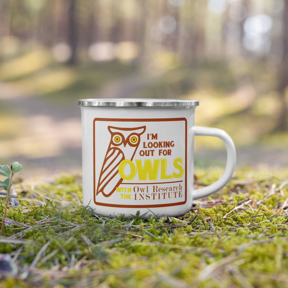 Enamel Mug - I'm Looking out for Owls