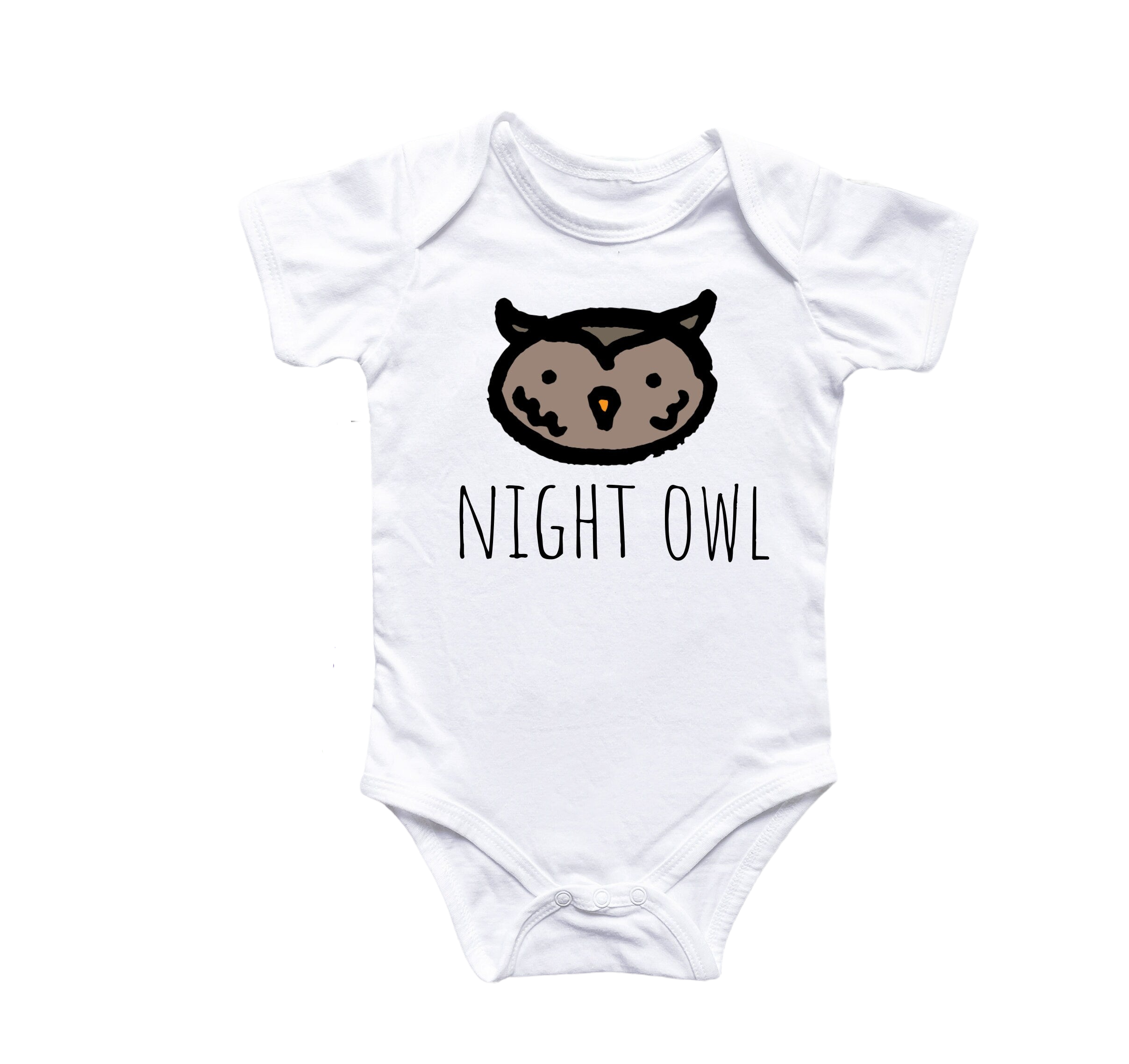 Owl Bird - Baby Boy Girl Clothes Infant Bodysuit Funny Cute Newborn
