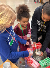 Children doing a craft