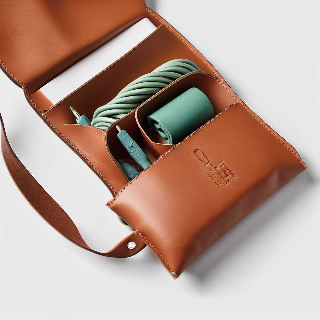 Leather Cable Organizer