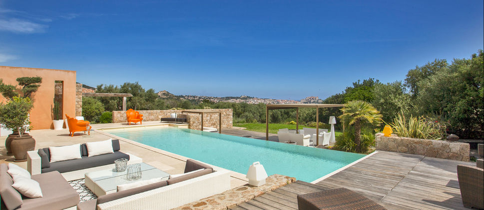 Villa vue sur citadelle de Calvi, Corse