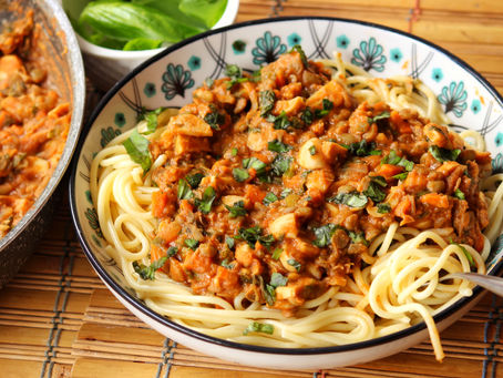 Vegan Lentils Bolognese