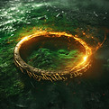 the One Ring from Lord of the Rings