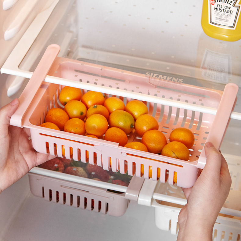 Plastic Storage Baskets for Refrigerator Organization