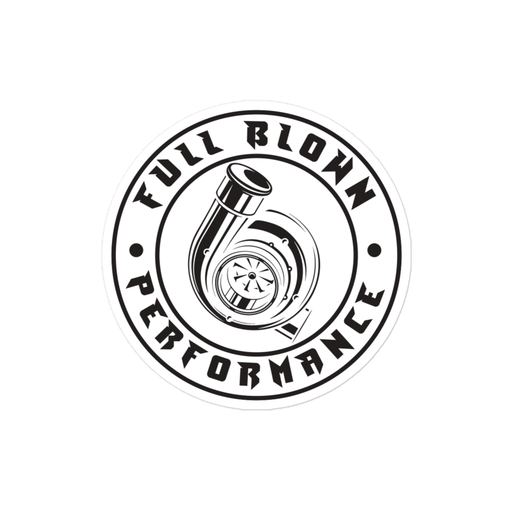 Fullblown Performance Circle Turbo Sticker