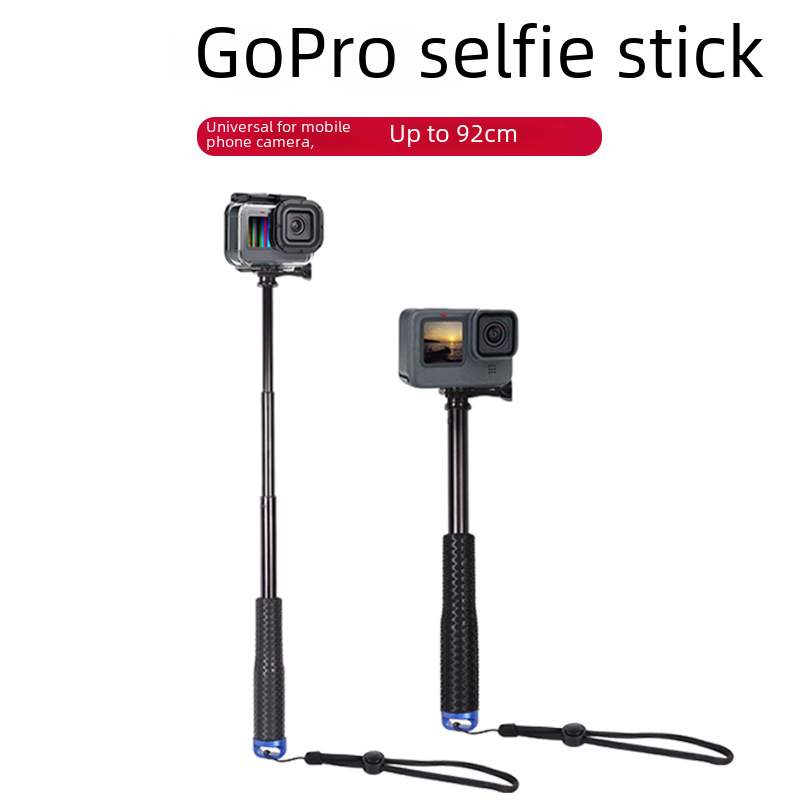 Thumbnail: Wholesale Mini Aluminum Selfie Stick for Phones & GoPro