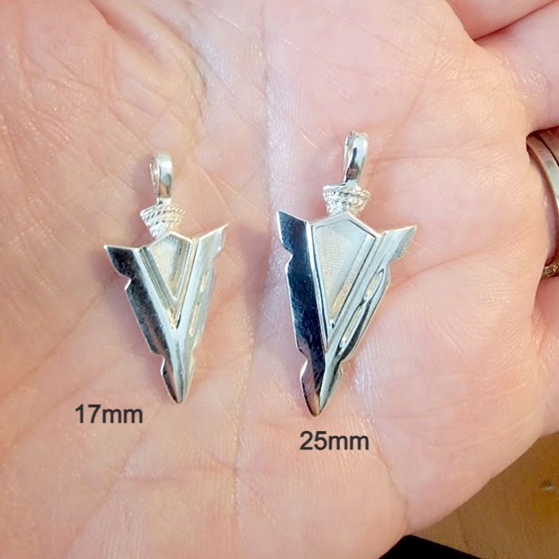 Thumbnail: Arrowhead Pendants 17mm & 25mm