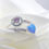 Thumbnail: Circle Halo & Heart Accent Ring