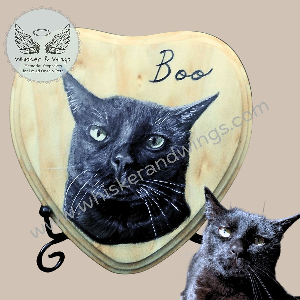Thumbnail: 5" Wood  Heart Plaque Portrait