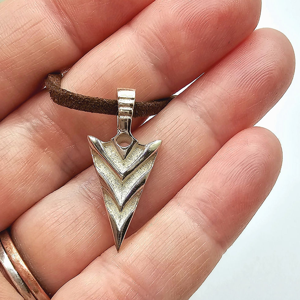 Thumbnail: Trio Arrowhead Pendant 30mm