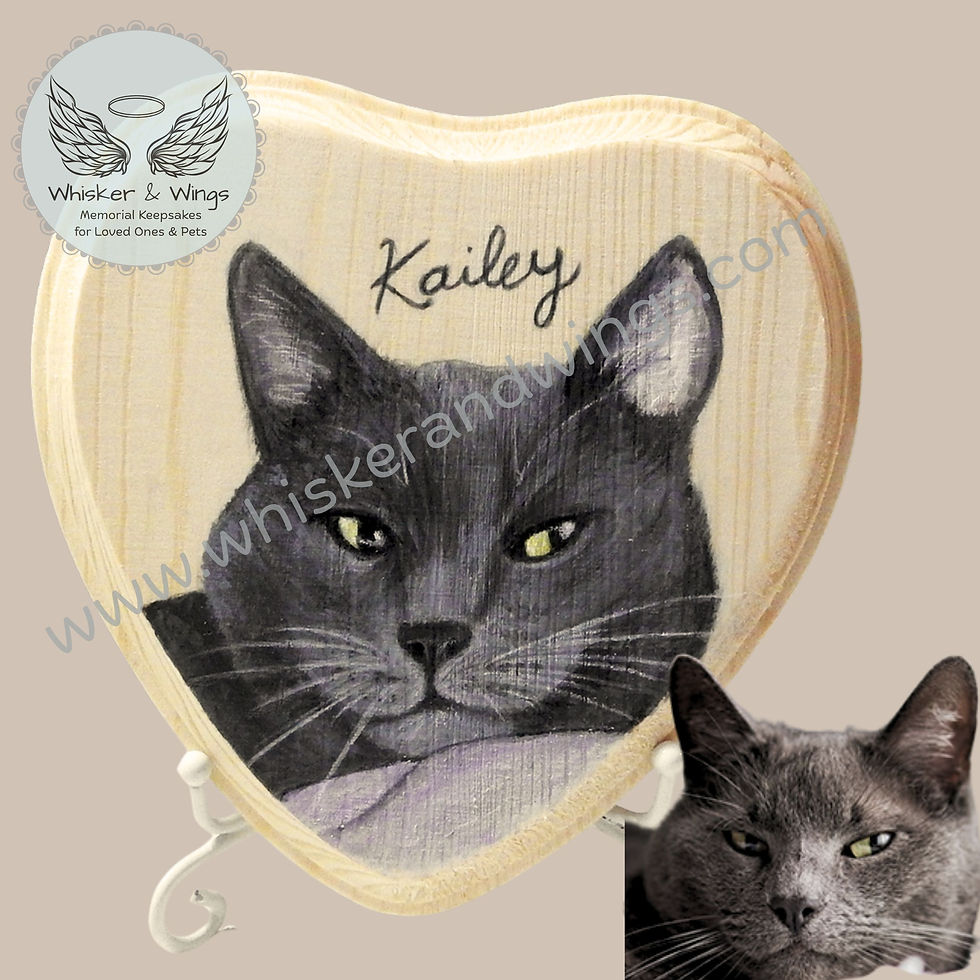 Thumbnail: 5" Wood  Heart Plaque Portrait