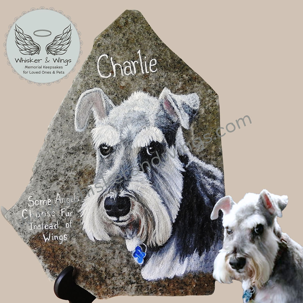 Thumbnail: 8" to 10" Natural Stone Portrait