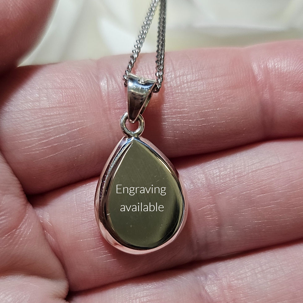 Thumbnail: Teardrop Bezel Pendant 12x16mm or 14x21mm