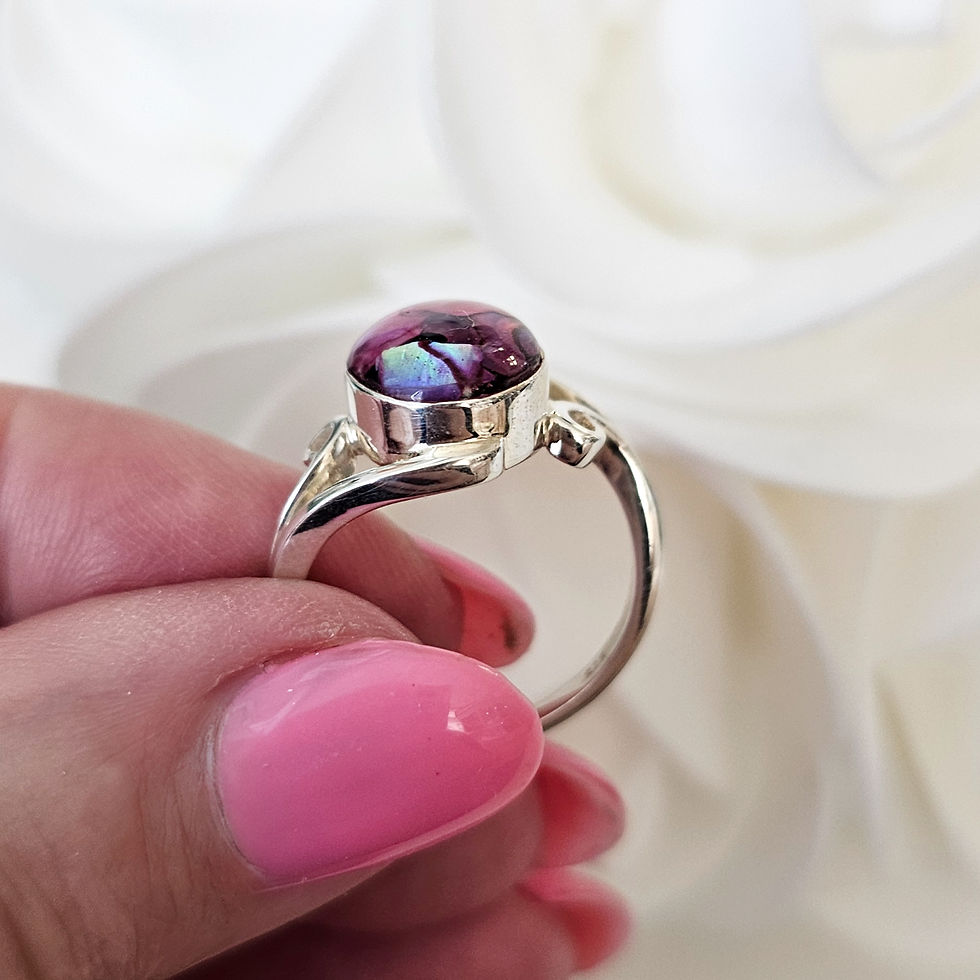 Thumbnail: Oval 7x9mm Scroll Band Ring