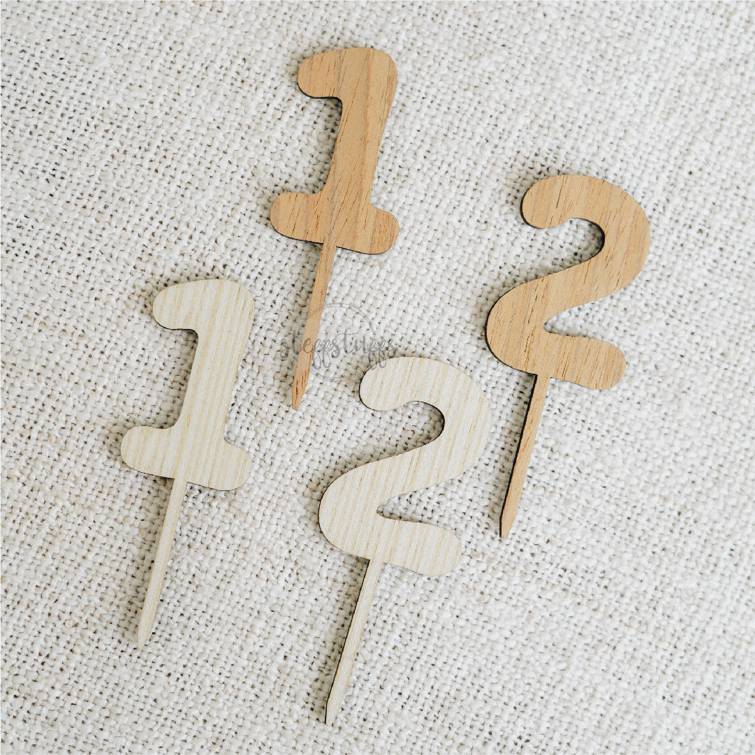 Number Cake Topper