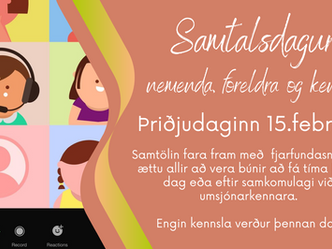 Samtalsdagur 15. febrúar