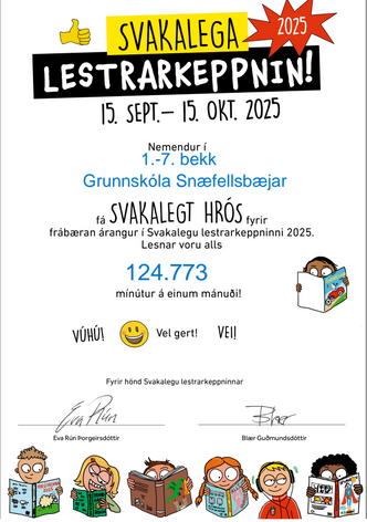 Svakalega lestrarkeppnin!