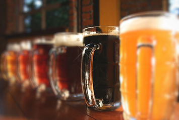 A selection of keg beers