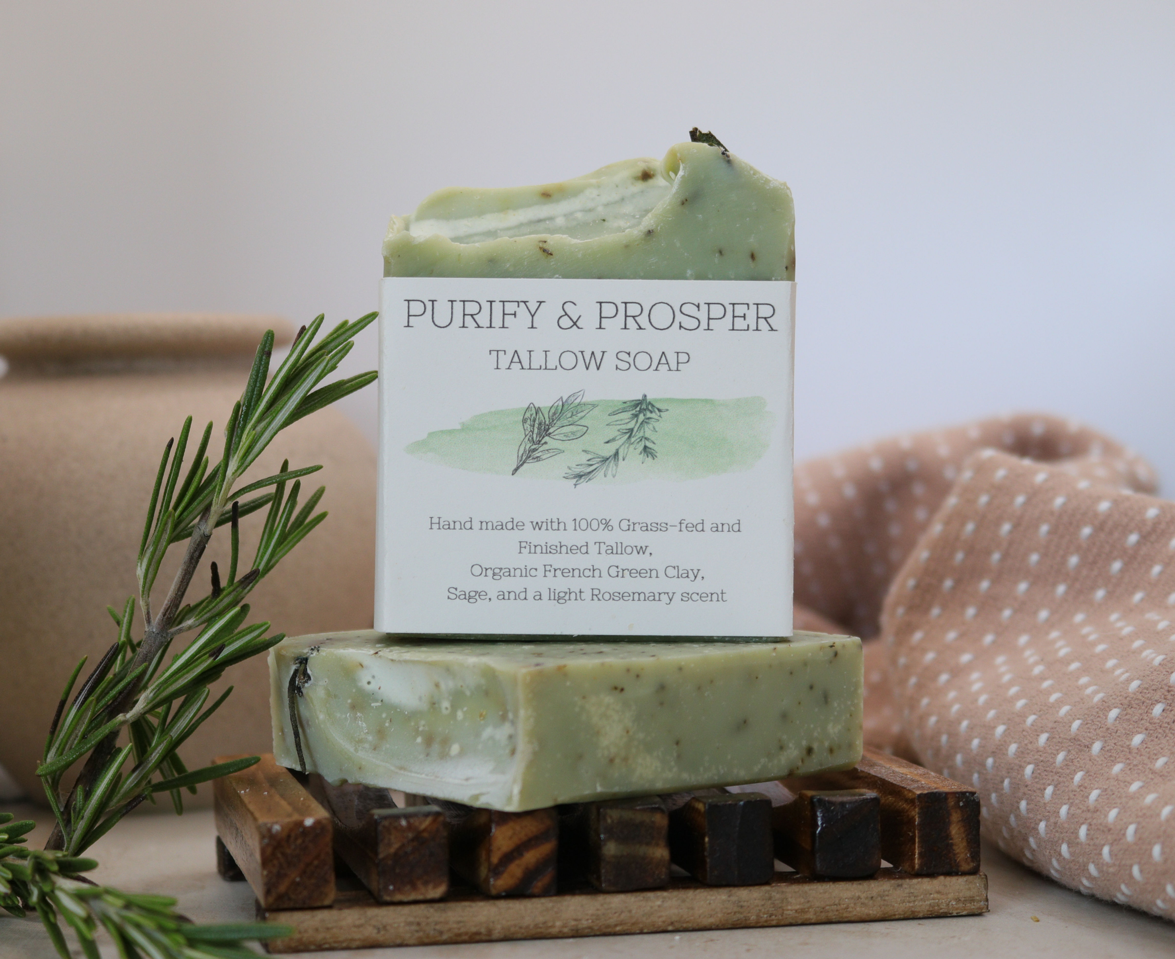 Purify + Prosper Tallow Soap
