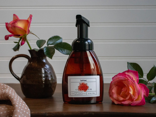 Rose Foaming Facial Cleanser - 8.2 oz | Plantiful-Apothecary
