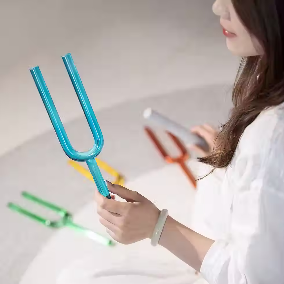 Thumbnail: 16mm Colorful Crystal Tuning Fork: SEE VIDEO
